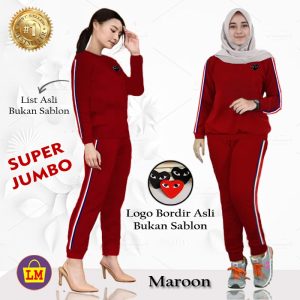 LPM 52014 56015 60016 64017 Baju Training Setelan Wanita Playing XL XXL XXXL Baju Olahraga Ply Baju Setelan Wanita Terlaris Termurah Terbagus Terbaru