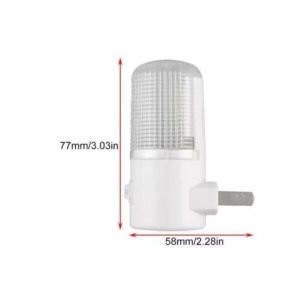 Box-packed LED Wall Mounting Bedroom Home Living Room Night Lamp Light Plug Lighting Bulb AC 3W