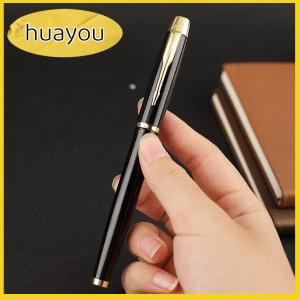 huayou ที่หนีบปากกาหัวบอลทำจากโลหะปากกาลูกลื่นมีเอกลักษณ์สำหรับการเขียนทางธุรกิจเครื่องเขียนสำนักงานปากกาของขวัญเชิงพาณิชย์