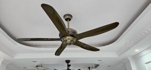 (Động cơ Inverter 6 Tốc Độ) Quạt trần đèn led cao cấp 5 cánh sải dài có khiển từ xa