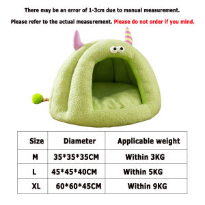 🔥🐠Shark Design Enclosed Cat Bed - Warm Fleece Indoor Pet Nest Cute Fun Pet House