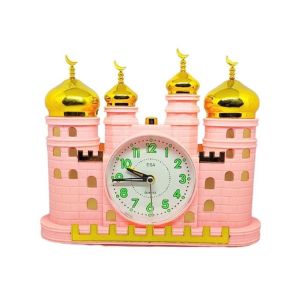 Jam Weker Adzan Jam Beker Suara Adzan Jam Weker Masjid Bentuk Mesjid Free Baterai JD23