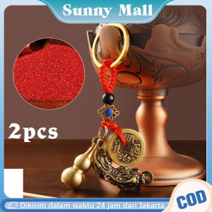 2pcs Liontin Labu Tembaga Gantungan Pixiu Gantungan Kunci Fortune Koin Feng Shui Gantung Keychain