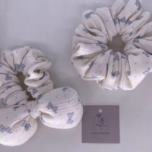 hair accessories handmade hair tie for women comfortable bow pony holder ribbon scrunchies