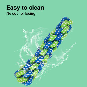 Ginca Nibble Pet Dog Toy Puppy Tooth Cleaning Rope Knot Dog Training Toys Resistant Dog Rope Toys Grinding Teeth Pet Cotton Rope