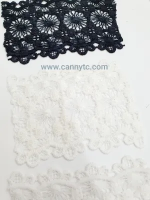 Chemical Lace Good Quality Model LC-A7061 / Renda Baju Size Lebar 8cm