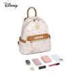 Disney's official authentic strawberry bear series coated canvas printed old flower PVC backpack mini women's wear. 