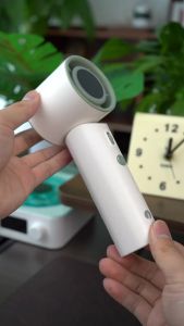 Jamay F10 Rechargeable Portable Mini Lightweight Mechanical Turbo Handheld Fan Fast Strong Wind Adjustable Angle 199 Speed Emergency Flashlight LED Night Light Digital Display Fast Charging 24H Student Desktop Portable Outdoor