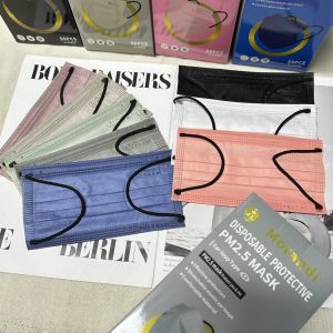 🇹🇭พร้อมส่งในไทย🇹🇭 แมสMorandi สีเอิร์ธโทน mask หน้ากากอนามัย 4ชั้น แมสสีรุ้ง สีคุมโทน งานดี งานหนา แมสผู้ใหญ่1/50ชิ้น