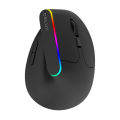 Delux M618DB Wireless Bluetooth Ergonomic Vertical Mouse 2.4GHz Silent Click RGB with Mute Button, 4000 DPI, USB Nano Receiver, 6 Buttons Rechargeable for Windows, macOS PAN3212 (Black) | JG Superstore. 