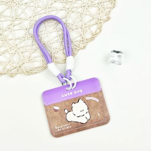 [พร้อมส่ง] Card Holder ที่ใส่บัตรลาย Puppy dog แนวนอน สำหรับคีย์การ์ด บัตรโดยสาร บัตรนักเรียน บัตรพนักงาน ฯลฯ Biangels