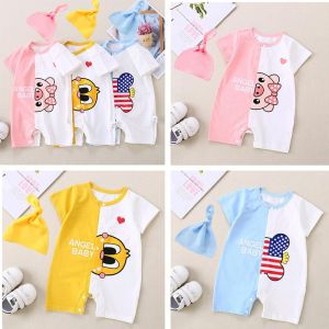 [Vải CAO CẤP] Bộ body Thú cho bé kèm Mũ dễ thương chất Cotton Mềm Mịn mẫu body Cộc cho bé từ 0 đến 12 tháng