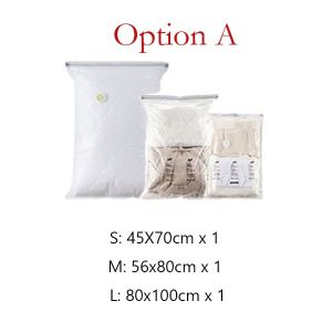 Jumbo Vacuum Storage Bag NO PUMP Space Saver Large Compressed Organizer Wardrobe Cloth Comforter Pillow