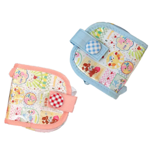 กระเป๋ากระเป๋าสตางค์ขนาดเล็กลายการ์ตูนร่าเริงพกพาสะดวกมีช่องใส่ของ4ช่อง