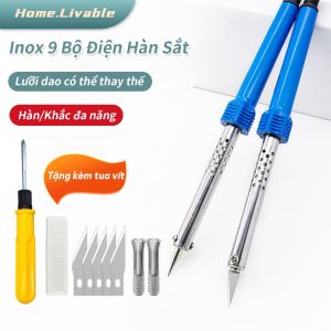 Dao Cắt Điện Mini Cầm Tay 60W – Dao Nhiệt Cắt Xốp Foam EVA Carton Mút Xốp Dụng Cụ DIY Đa Năng Kèm 5 Lưỡi Rất Tiện...