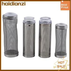 haidianzi Stainless Steel Fish Tank Filter Fish Tank Fish Shrimp Mesh Net Filter Metal Pre-Filter Tube Filter Accessory Fish Tank Intake Strainer Pre-Filter Cover for Aquarium Fish Tank