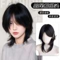 Wolf Tail Short Cos Warrior Split Half Tie Simulation Hair Mullet Wig Full Head Set. 