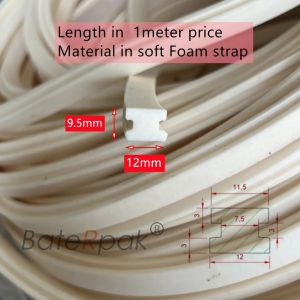 BateRpak Hand Impulse Sealer Silica Gel StripsHigh Temperature Resistant I-shaped square sponge strip