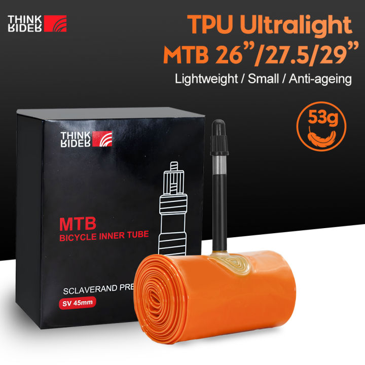 ThinkRider Ultralight Bike Inner Tube 26 29 Inches MTB