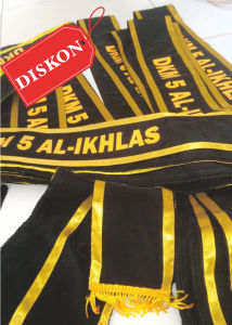 Selempang WISUDA Kain pita Rumbai