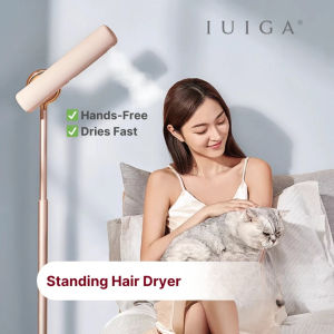 IUIGA Premium Anion Standing Hair Dryer - Vertical | Quick Drying Hands-Free for Home Use