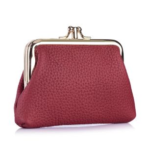 Royal Bagger Classic Double Layer Coin Purse for Women Genuine Cow Leather Mini Storage Bag Fashion Casual Small Wallet 2090