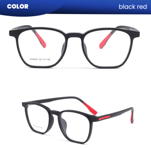 IOOI Eyewear -  Kacamata Kotak TR Elastis Lensa Anti Radiasi Photocromic Blueray Pria Wanita 034