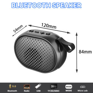 Mini Bluetooth Speaker Full Bass Portable Wireless Subwoofer With Lanyard rechargeable small speaker