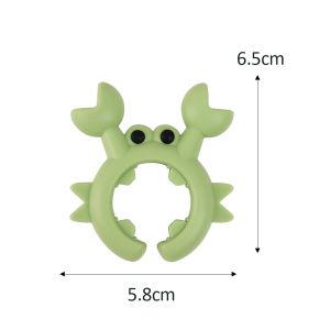 【XZsunflower 】2Pcs Creative Devil Shaped Spatula Rack Holder for Pot Lid And Soup Spoon Silicone Pot Clip Spoon Rest Kitchen Spoon Holder