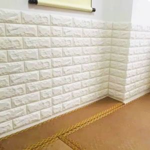 [PAKET 5 DAN 10 LEMBAR] Wallpaper 3D Foam Batu Bata/Sticker Dinding Timbul UKURAN 38CM X 70CM TERMURAH !!! PALING DICARI!!  TOKO SIYOL
