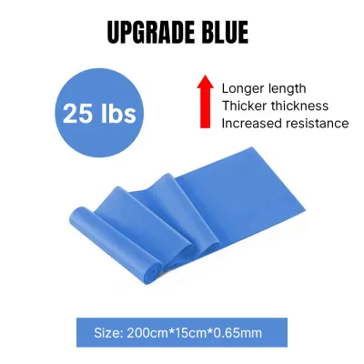 🇸🇬Resistance Bands Yoga Pilates Fitness Band/Elastic Stretch Belt /Rubber Stretch Exercise tension band
