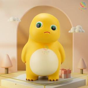 [SG Seller]Baby dragon stress relief plush toy squeezable soft rubber toy banana stress relief toy hand-squeezable colorful bead ball