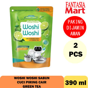WOSHI WOSHI SABUN 390ML PACK ISI 2 PCS FANTASIA DENGAN PAKING AMAN