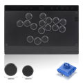 Haute42 C16 Magnetic Hitbox Leverless Arcade Stick Controller For Ps4 /PS5/Switch Button Rim Stickless Hitbox Fightstick. 