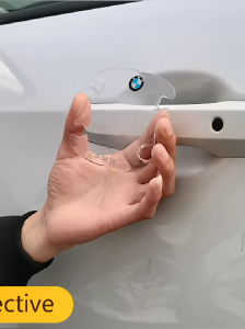 8Pcs Anti-scratch protective film for car handle door bowl Universal TPU Protection Sticker For Car Door Handle Sticker Anti-Scratch Protector Door Bowl Protective Film Handle Anti-Collision Strip