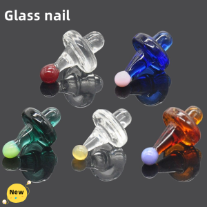 New Premium Universal Solid Colored Glass UFO Carb Cap Dome for Glass Water Pipes 38MM Dab Oil Dab Rigs Quartz Banger Nails