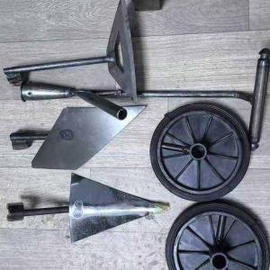 3in1 manganese steel hoe with multi-functional dual-wheel power-assisted weeding loosening soil clearing land and leveling soilMulti-Functional Agricultural Hoe