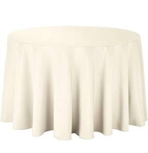 KATRINA Round Floorlength Table Cover for All Events Standard Size Accommodates Up to 12 People