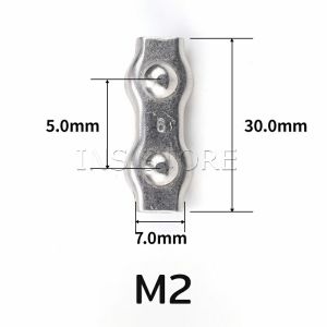 INS กิ๊ปล็อคลวดสลิงคู่ สแตนเลส 304 สแตนเลสเชือกลวดคู่ ตัวยึดสลิง กิ๊บล็อค Cable Clips