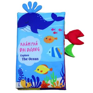 Đồ Chơi Giáo Dục Sớm Sách Vải Tương Tác Song Ngữ - Khám Phá Đại Dương - Pipovietnam