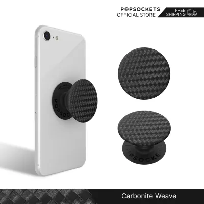 PopSockets Black PopGrip | The Premium Phone Grip | Best Phone Holder and Similar to a Phone Ring Holder | Desk Phone Stand and Car Phone Mount Compatible | Cellphone Holder and Cellphone Grip