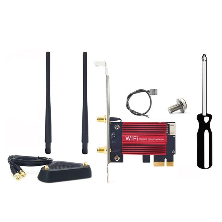 WiFi 7 BE200 Pro Pcie Wireless Network Adapter 8DB Antenna BT5 4 Tri Wifi 7 be200 pro pcie wireless network adapter 8db antenna bt5 4 tri