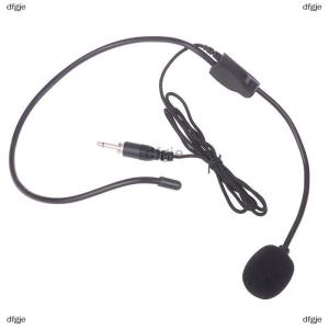 [COD] dfgje Di Động Vít Chủ Đề Đầu Gắn Tai Nghe Microphone Có Dây 3.5Mm Cắm Bài Phát Ngôn Tai Nghe Mic Cho Giảng Dạy Cuộc Họp Bee Tai Mic