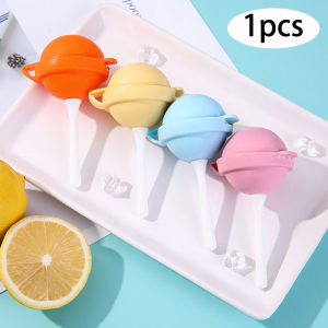 4Pcs Silicone Popsicle Mold DIY Lollipop Ice Cream Mold Baby Kids Fruit Shake Stick Home Kitchen Accessories