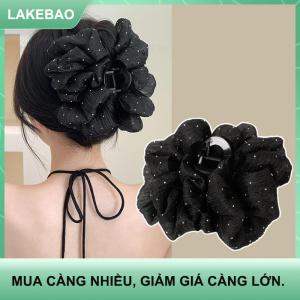 【LAKEBAO】 Retro mới Bướm lớn đám mây lưới tóc Clip thời trang đuôi ngựa cá mập lấy Clip cô gái Quà Tặng Phụ kiện tóc