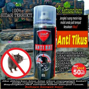 Pengusir tikus kap mobil/rumah/gudang/caffe/ANTI RAT DSC 250 ml ORIGINAL KEMASAN BARU