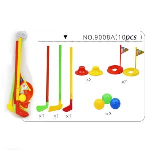 SUN ME Golf Game Golf Set Toy Mini Casual Kids Golf Game Set Golf Toys Portable Children Golf Club Set Toy Toddler