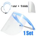 ABOND 10pcs Chống bụi  nạ bảo vệ nha khoa Chống sương mù Dụng cụ nha sĩ Khăn che  thay thế Có thể điều chỉnh Chống nước bọt  nạ nha khoa có thể tháo rời Vật liệu nha khoa. 