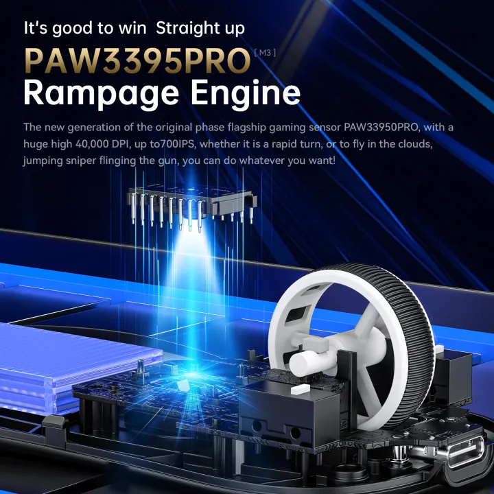 MAMBASNAKE%20x%20ATTACK%20SHARK%20M3%2039g%20Lightweight%20Wireless%20Gaming%20Mouse%20PAW3395PRO%2039g%20SUPERLIGHT,%20PixArt%20PAW3395PRO%20Gaming%20Sensor,%20Omron%20Microswitches%20-%20Image%208