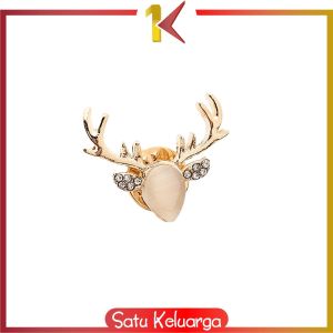 SK-C1037 Bros Pin Aksesoris Hijab Aksen Mutiara Motif Elegan / Pin Baju Klip Kecil Bros Korea Tuspin